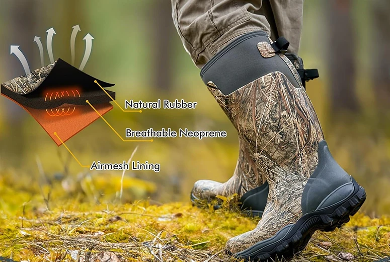 types of rubber boots